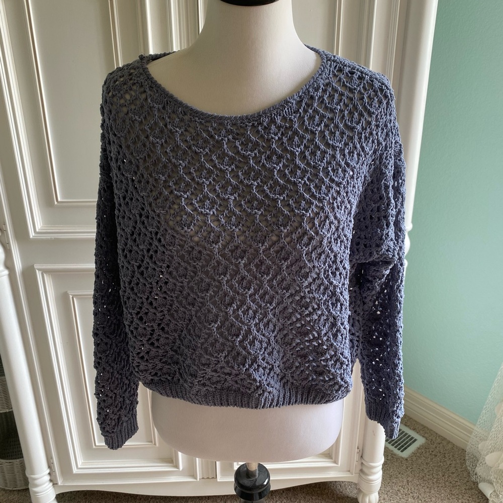 Moon & Madison Purple Knit Top